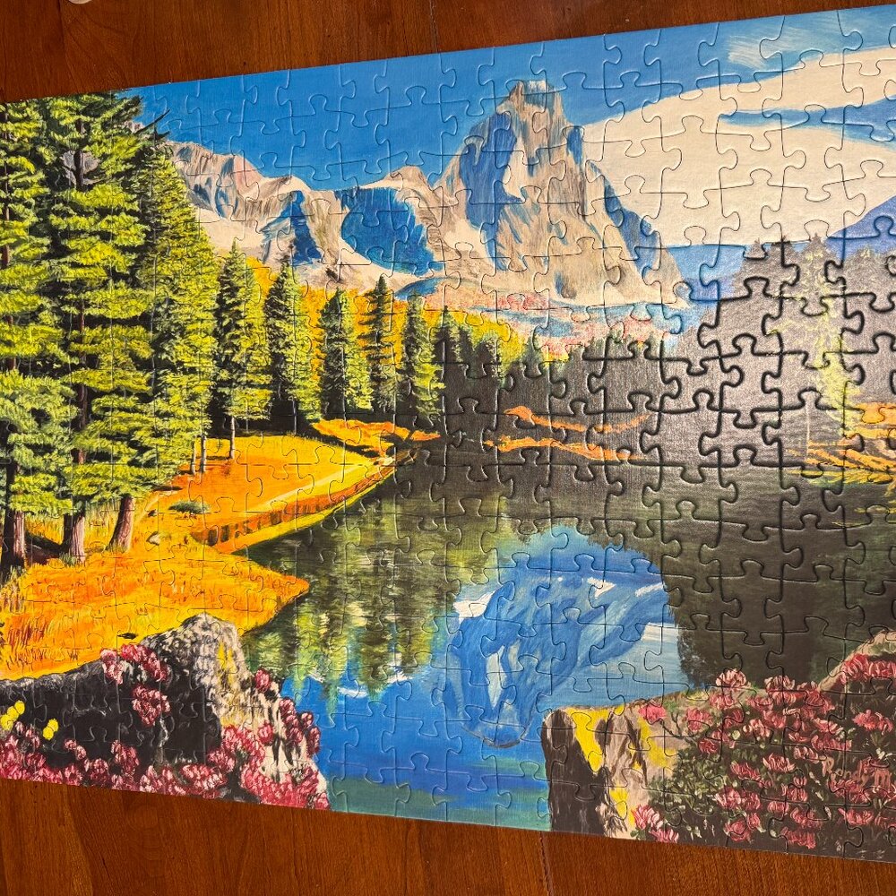 Ravensburger Rocky Mountain Reflections 300 Large Format Jigsaw Puzzle - Picture 4 of 7